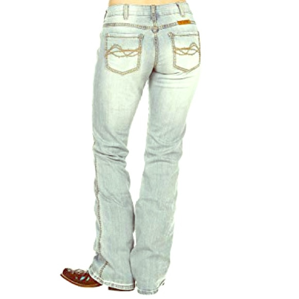 Summertime Cowgirl Tuff Jeans, New, Light-Wash